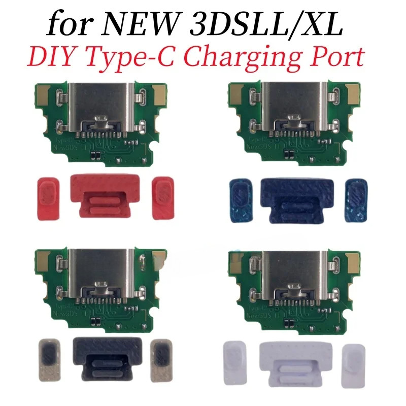 1 ชุด DIY สําหรับ Nintendo ใหม่ 3DS XL LL พอร์ตชาร์จแปลงเป็น USB-C Mod USB Type C ซ็อกเก็ตชาร์จ