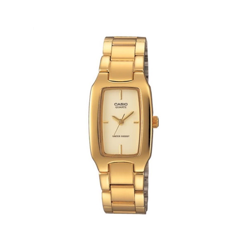 CASIO นาฬิกาข้อมือ CASIO รุ่น LTP-1165N-9CRDF วัสดุสเตนเลสสตีล สีทอง
