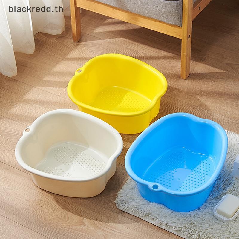 BRED แช่เท้าขนาดใหญ่หนาพลาสติกขนาดใหญ่แช่เท้าสปาอ่างอ่างถังแช่ฟุตดีท็อกซ์นวดเล็บเท้า.