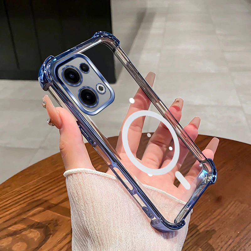 เคสสําหรับ OPPO Reno 13 5G PRO เคสโทรศัพท์ 2025 กันกระแทกแม่เหล็กใหม่ softCase SZ15