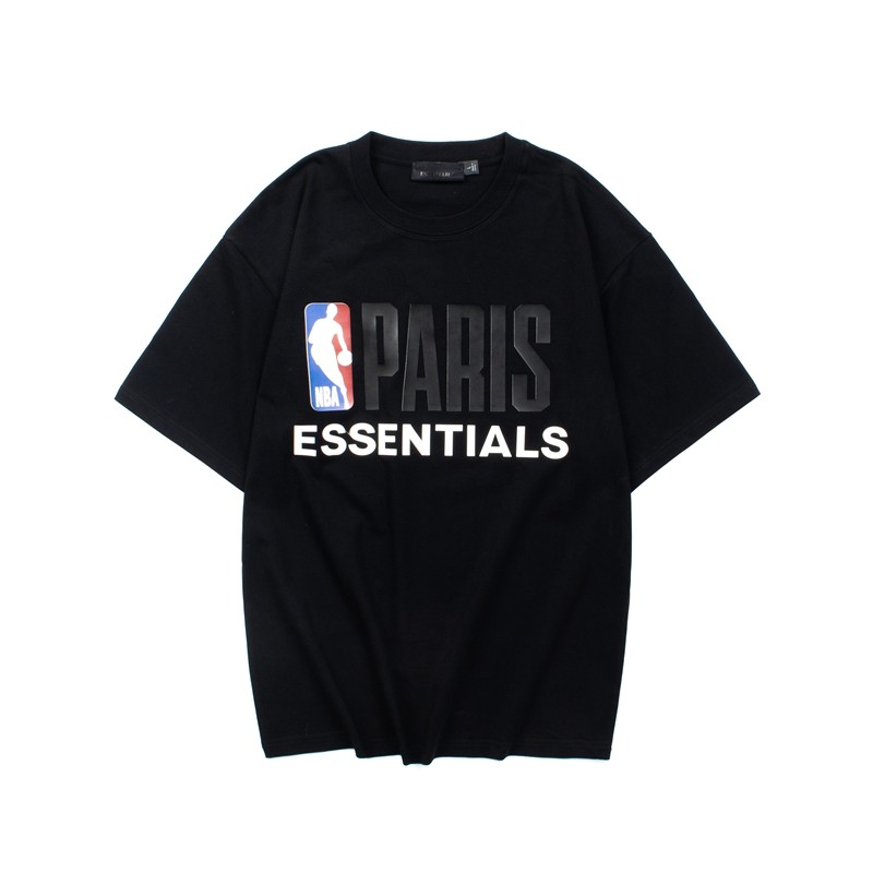 หมอก - เสื้อยืดลําลองทรงหลวมแฟชั่นแขนสั้นสําหรับผู้ชายและผู้หญิง