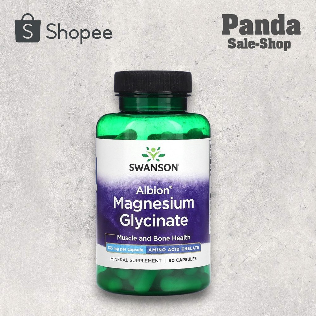 Swanson Albion Magnesium Glycinate, 133 mg 90 Capsules