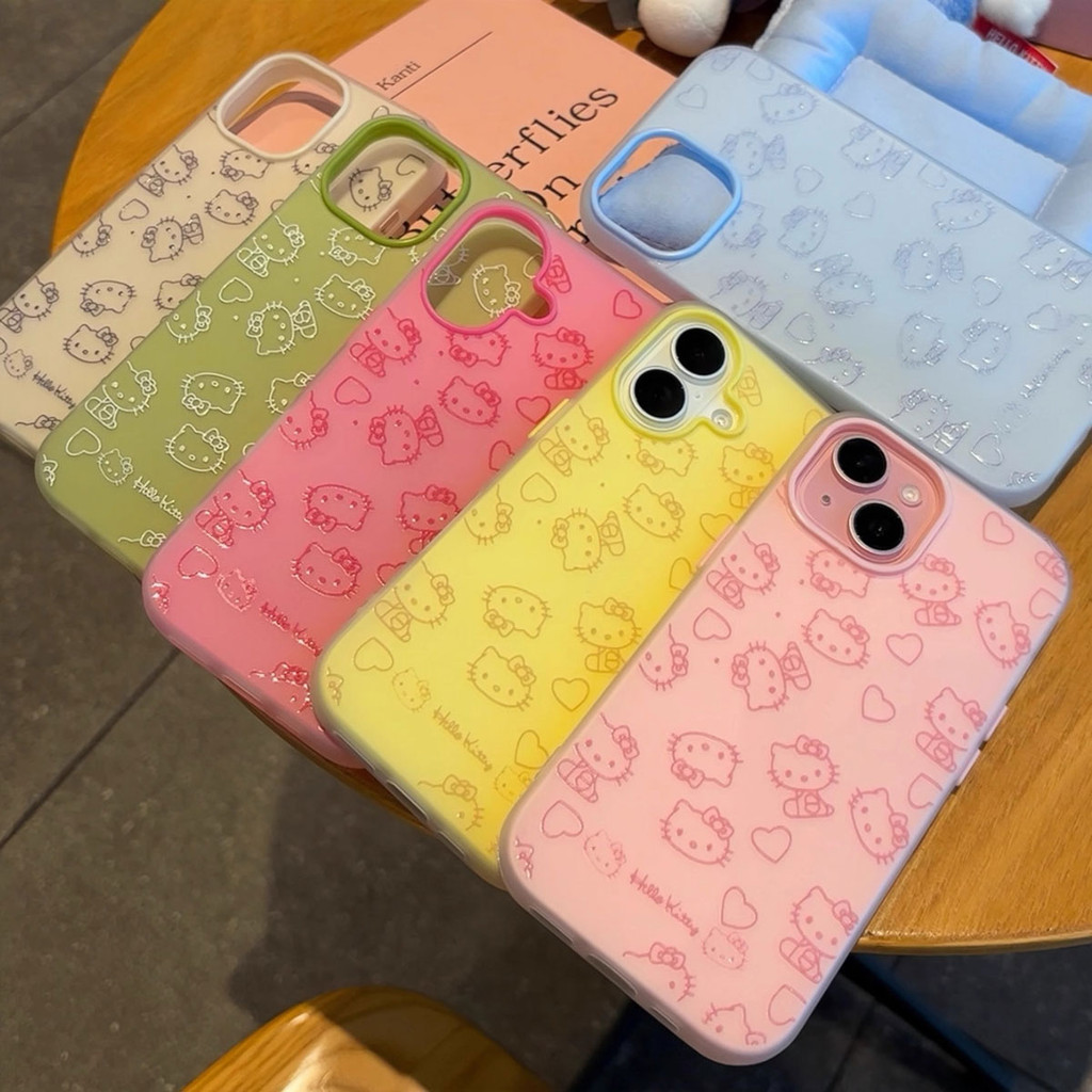 แมวน่ารักเคสโทรศัพท์สําหรับiPhone 11 12Pro 13 14Plus 15Pro Max 16Plus 16Pro XR XS Max 7 8Plusหญิงคนรักเพื่อนฝาครอบโทรศัพท์GDE