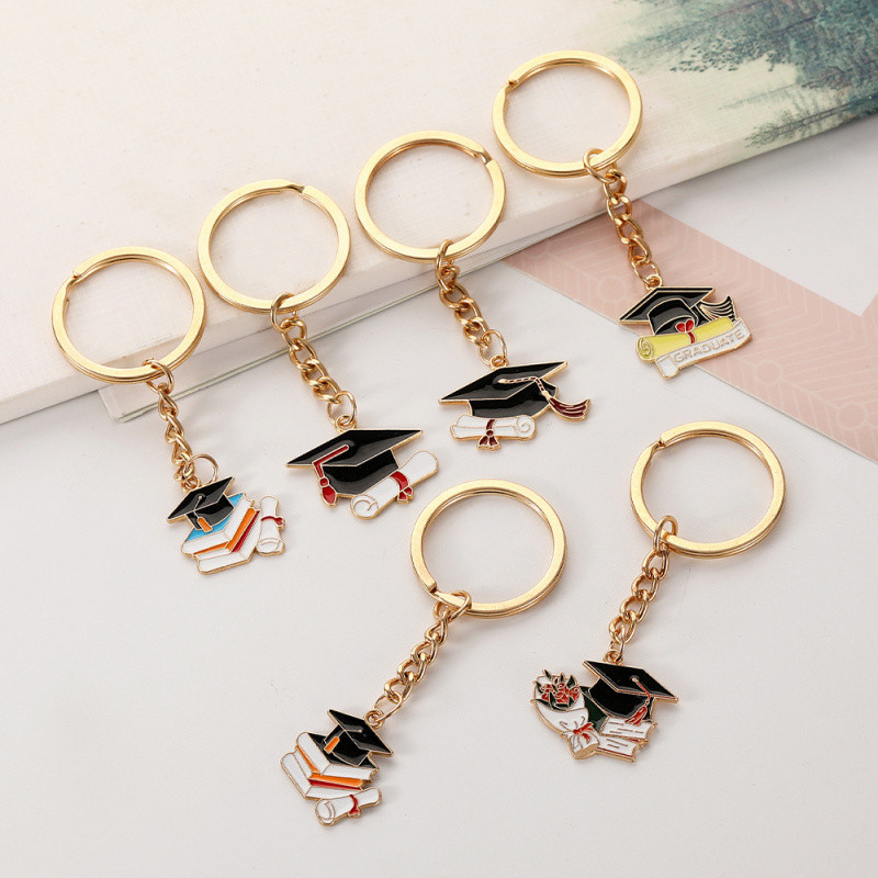 ของขวัญรับปริญญา ของที่ระลึก พวงกุญแจดอกไม้ ของขวัญสำหรับเพื่อนร่วมชั้น
