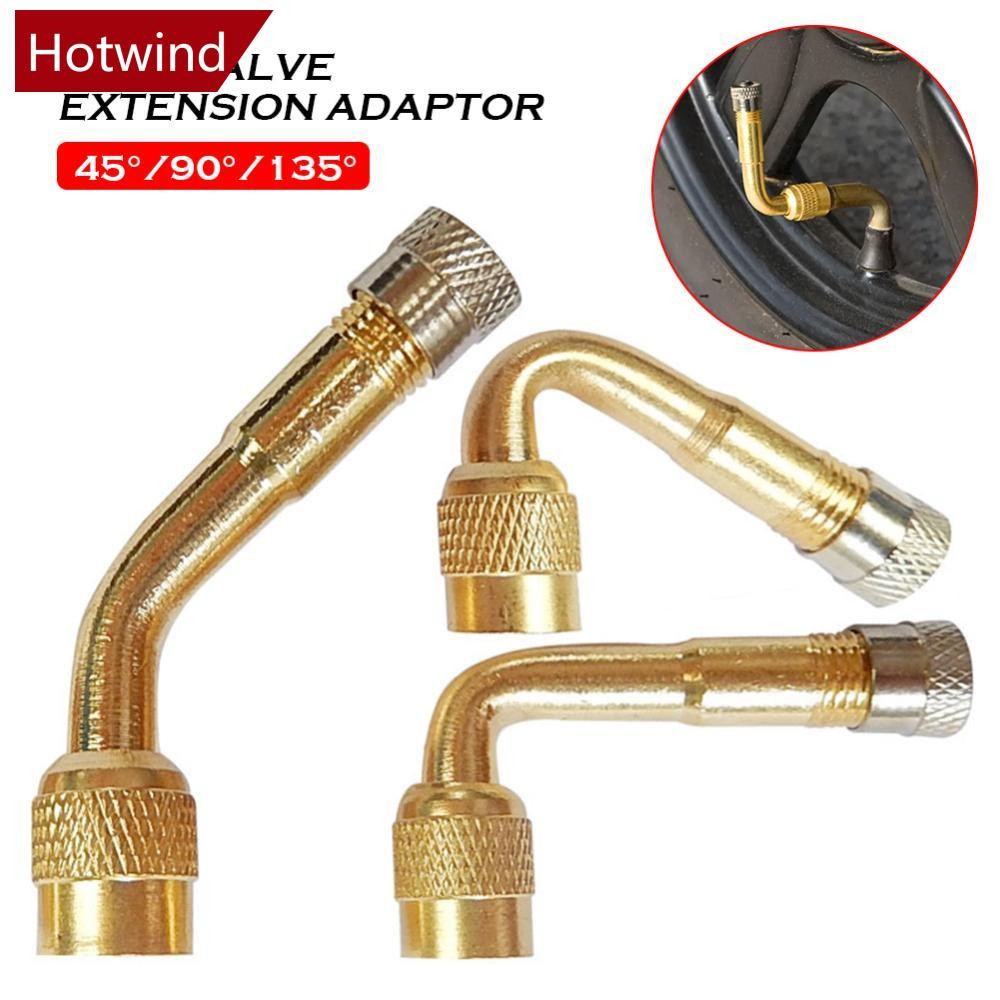 HTT 40/90/135 องศามุมทองเหลืองรถจักรยานยนต์ Bent วาล์ว Adaptor Tyre Tube Valve Extension Adapter สําหรับรถยนต์รถบรรทุก Moto ขี่จักรยานอุปกรณ์เสริม