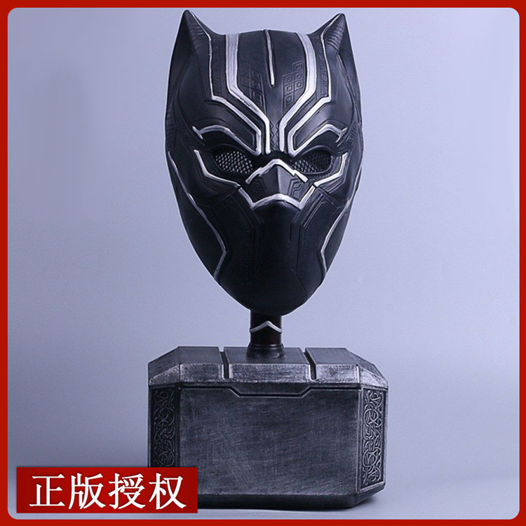 Captain America 3 Civil War Black Panther Mask Helmet Marvel Film and Television Peripheral Hallowee
