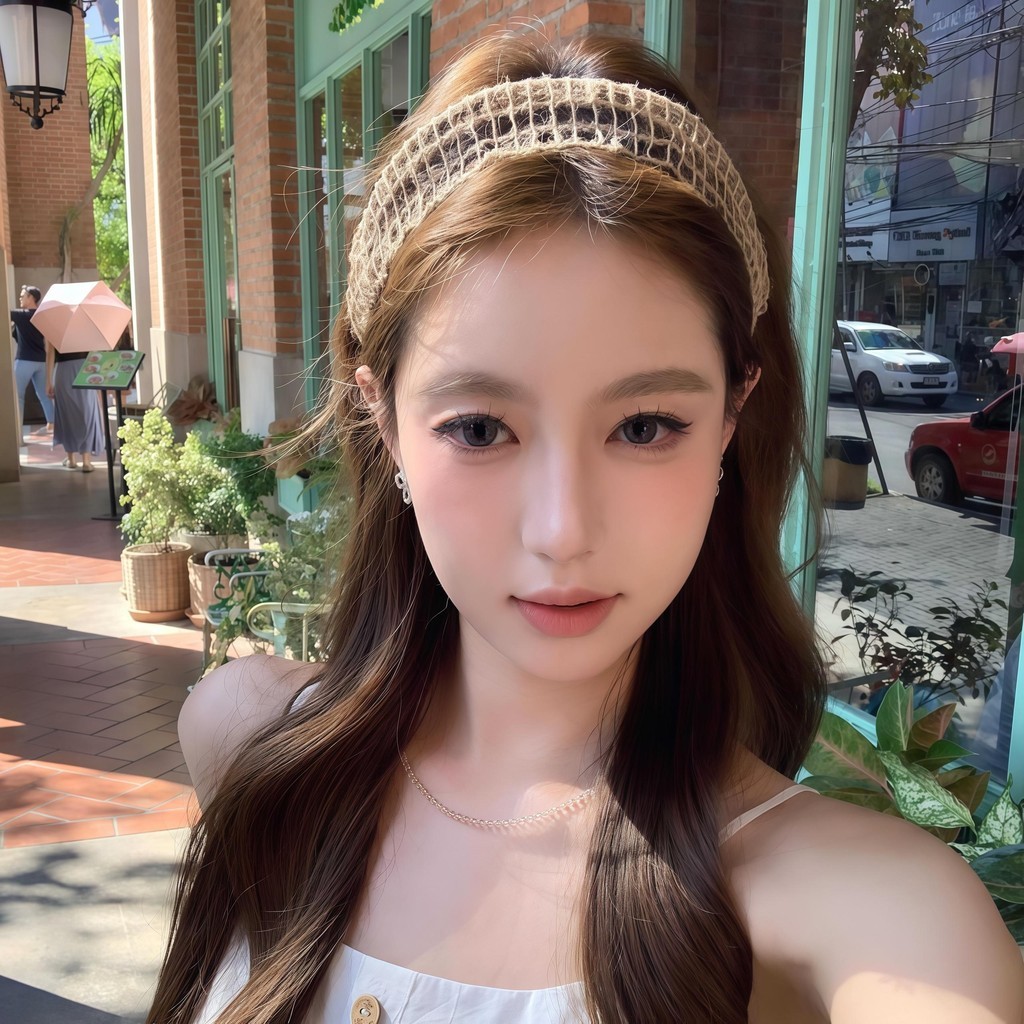 GlitzSiam😍เครื่องประดับผม😍ถักผ้าลินิน ห่วงผมแฟชั่น🫰 การทอแบบกลวง มีให้เลือกสามสไตล์ หวานและน่ารัก - รูปที่ 5