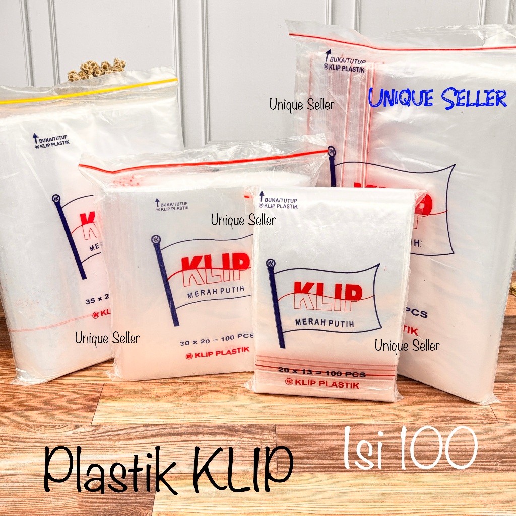 [เนื้อหา 100] คลิปพลาสติก 13x20 20x13 ซม. ซิปล็อคพลาสติก Ctik Cetik C-Tik Clip 20x13 13x20 ซม.