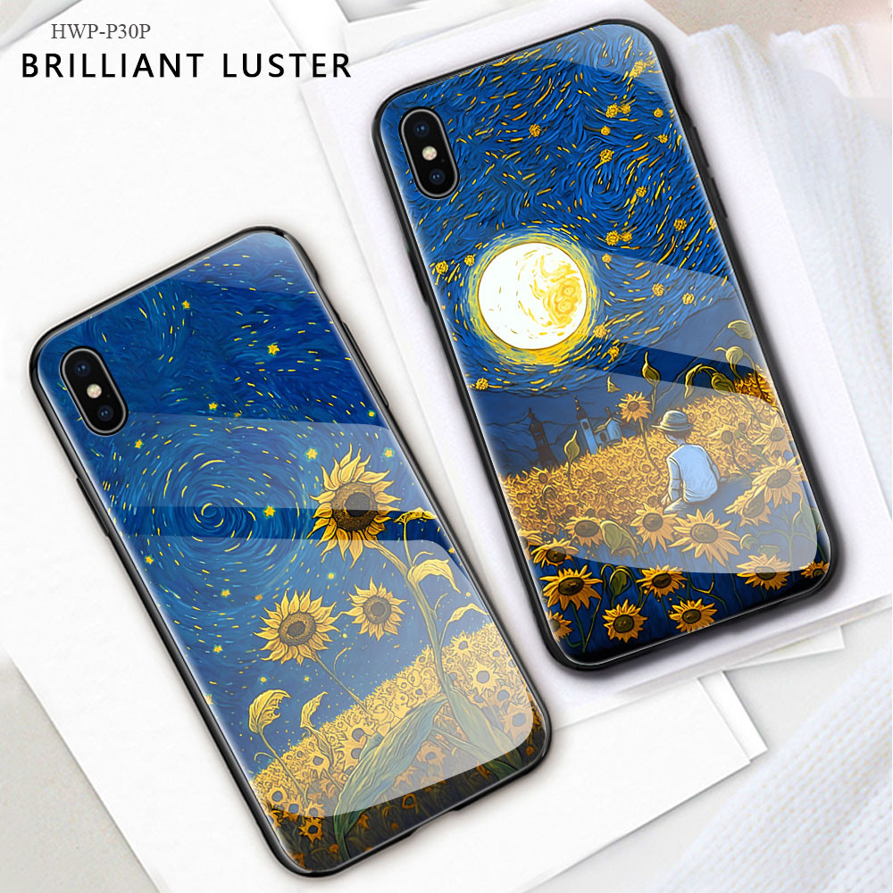 Huawei Y9 P30 P20 Honor X6B X7B X9B Pro Prime 2019 4G 5G เคสหัวเว่ย Glass Case Hard Case