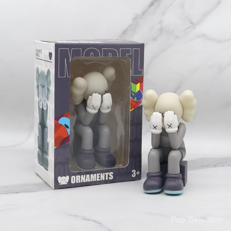 โมเดลฟิกเกอร์ PVC รูปอนิเมะ KAWS XX Eyes Lying Posture 23 แบบ สําหรับตกแต่งห้อง 2023 - รูปที่ 5