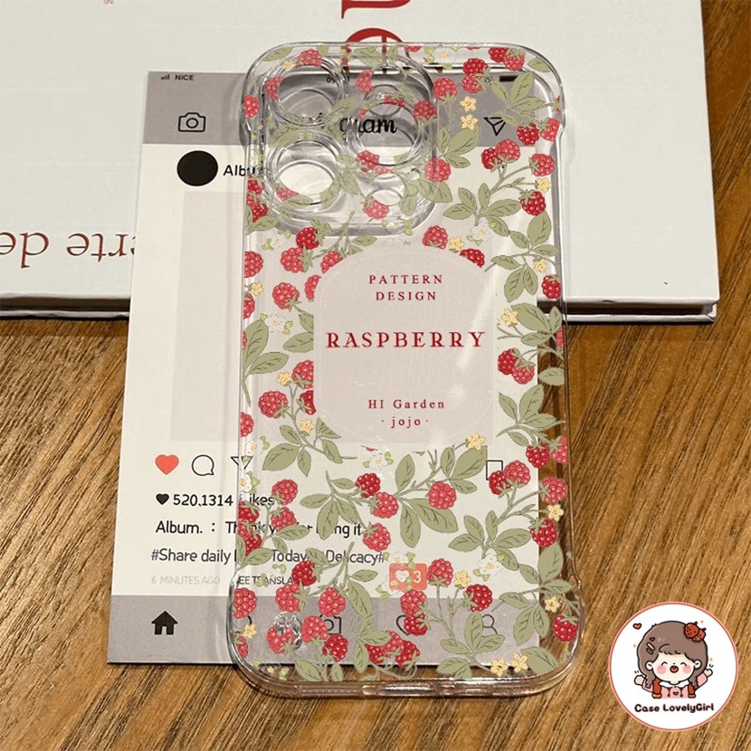 🔥ส่งจากไทย🔥ผลไม้สีแดง เคส OPPO Reno 10 5G Reno 11F 5G Reno 8t 5G Reno 5 5F 4 4F 2F 2Z เคส Reno 7Z 8Z 6Z 5Z 5G Case