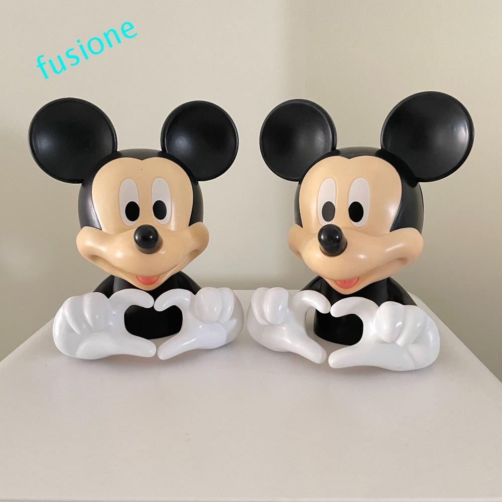 ถังออมสินเหรียญ ฟิวชั่นขอบ, ถังเงินท่าทางหัวใจมิกกี้, คอลเลกชันกล่องเก็บเด็กพลาสติกน่ารักความจุขนาดใหญ่สร้างสรรค์