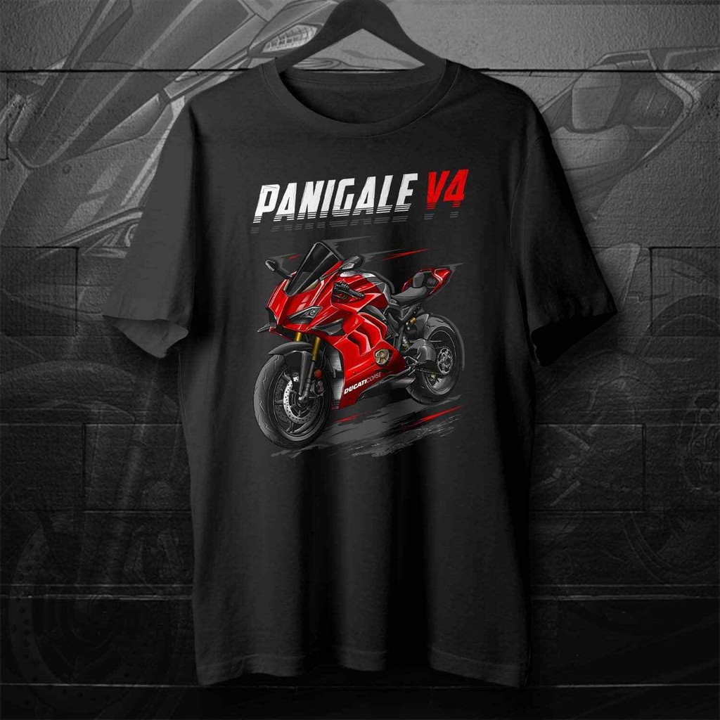 Ducati Panigale V4/V4S/V4R SP/SP2 2018-2024 - เสื้อยืดสำหรับแฟนและผู้ขับขี่