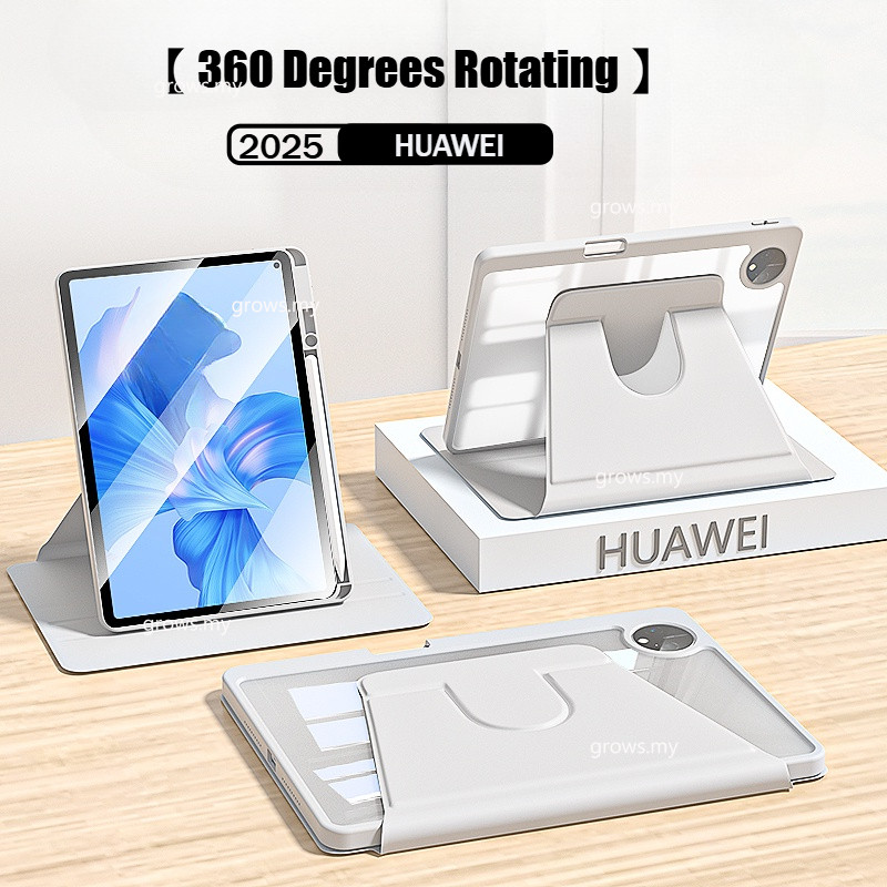 360 หมุนโปร่งใสสําหรับ Huawei MatePad 12X Air 12 นิ้ว Pro 13.2 2025 12.2 Air 12 11.5S SE 11 PaperMat