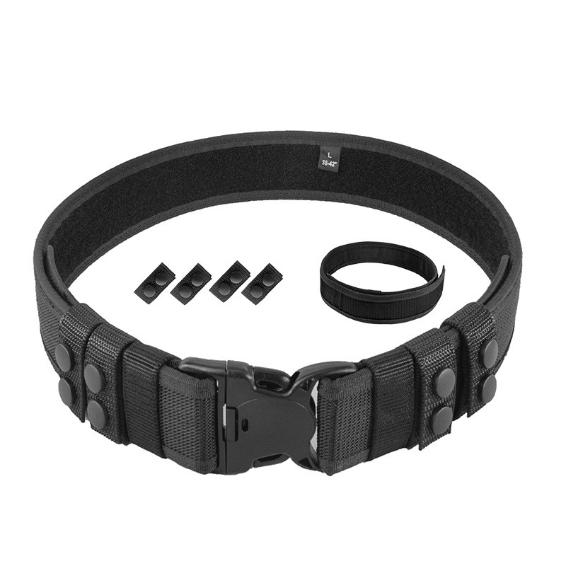 2 in 1 เข็มขัดยุทธวิธี Quick Release Buckle MOLLE Mens เข็มขัดกว้าง 5 ซม - รูปที่ 4