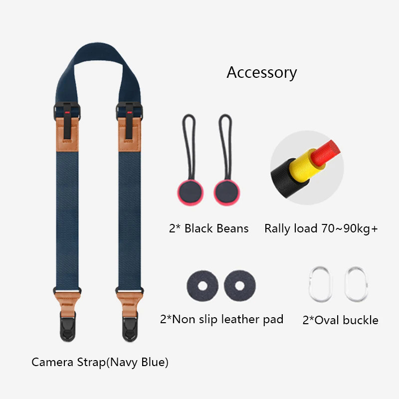 Quick release camera shoulder strap, Nikon Z7 Z6 Fuji XT 4 Sony A6400 A7M4 Canon EOS R5 R6 versatile