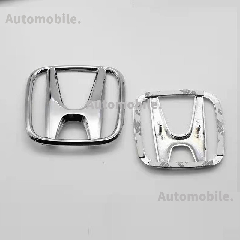 IZ0J (สีเงิน)โลโก้ Honda EMBLEM Jazz / City / HRV / Civic ES FC FB FD/ BRV / GLOSSY H โลโก้ (ด้านหน้าและด้านหลัง &stering )