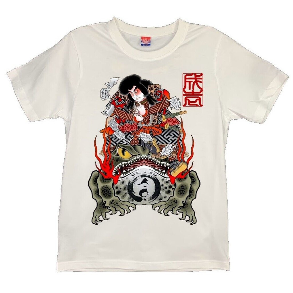 เสื้อยืด Ukiyo-E Ninpo Frog 2 Cool Japan Naruiti