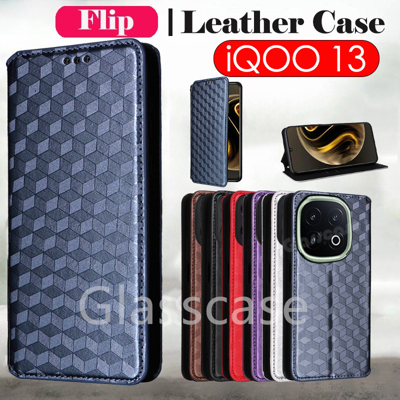 ปลอกสําหรับ Vivo iQOO 13 1 3 iQOO13 13iQOO V2408A 5G 2024 หนังเคสโทรศัพท์ช่องเสียบการ์ดกระเป๋าสตางค์