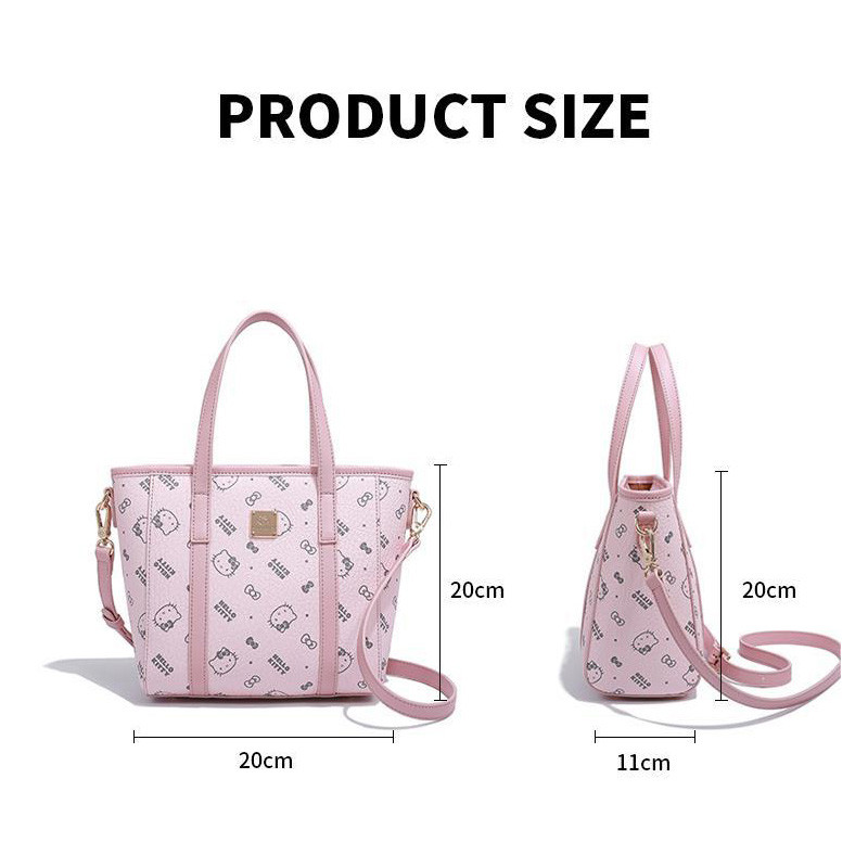 Mousoon KT Bag Classic Printing New Large Capacity Girl One-Shoulder Portable Messenger Bag