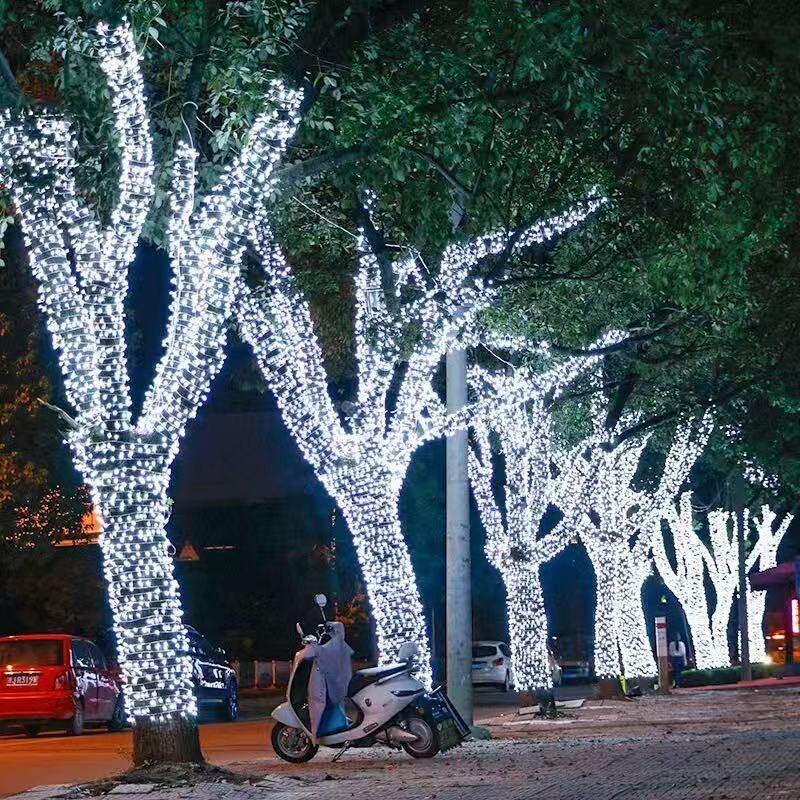 ไฟแช่ (ไฟไม่กระพริบ) LED 100ดวง ยาว8เมตร ไฟตกแต่ง ไฟปีใหม่ ไฟคริสมาสต์ ไฟLED {พร้อมส่ง}