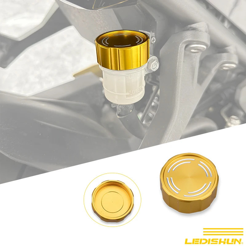 รถจักรยานยนต์ด้านหลังน้ํามันเบรกถังน้ํามันอ่างเก็บน้ําฝาครอบถังใช้งานร่วมกับ Yamaha YZF R1 R3 R6 R7 