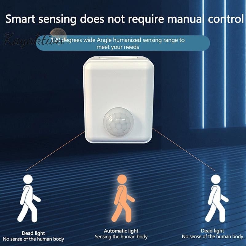 Kayaktion Wall Plug-in อินฟราเรด Human Body Sensor โคมไฟ E27 สกรูพอร์ต LED Light Socket Holder อะแดปเตอร์ Converter สําหรับหลอดไฟโคมไฟ Nice