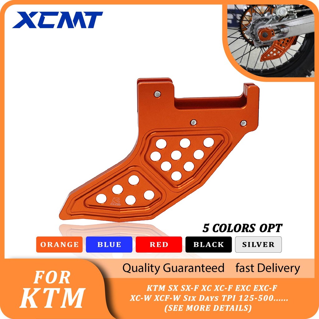รถจักรยานยนต์ CNC ด้านหลังเบรคแผ่นดิสก์ Guard Protector สําหรับ KTM 125-30 EXC F XCW XCFW SX XC F 6 วัน TPI 2004-202022 TC FC TE FE