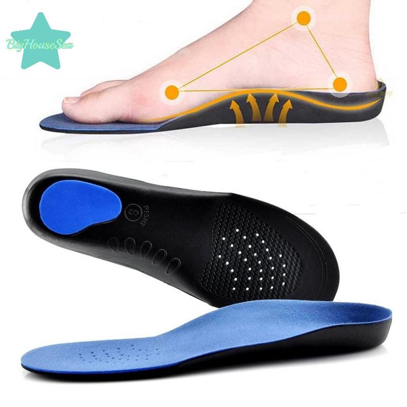 [BigHouseSea] Unisex Flat Feet Arch Support Orthopedic Insoles EVA Pain Relief Shoe Pad Insole ใหม่