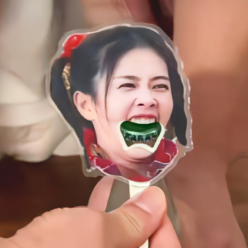 Bailu อะคริลิคที่เปิดขวดดาวรอบปากใหญ่สร้างสรรค์