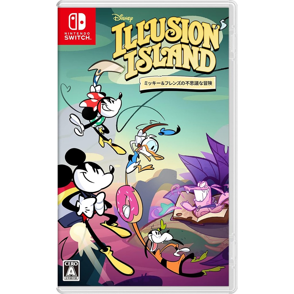 แผ่นเกม Nintendo Switch 🎮 Disney Illusion Island | แท้มือ1 🆕 | Zone2 ญี่ปุ่น 🇯🇵 (เปลี่ยนภาษา Engได้)