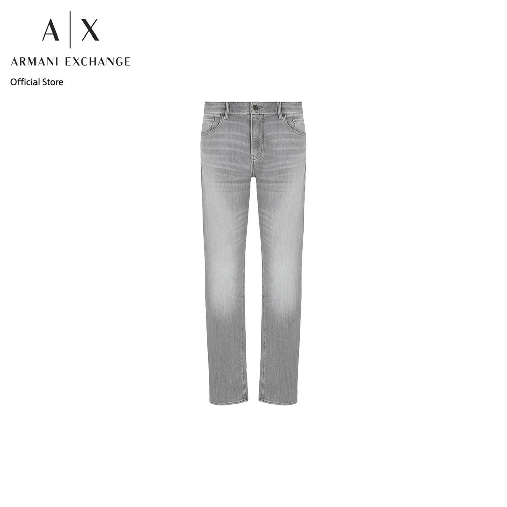 AX Armani Exchange กางเกงยีนส์ผู้ชาย รุ่น AX 6DZJ13 Z3TTZ0903 - สีเทา
