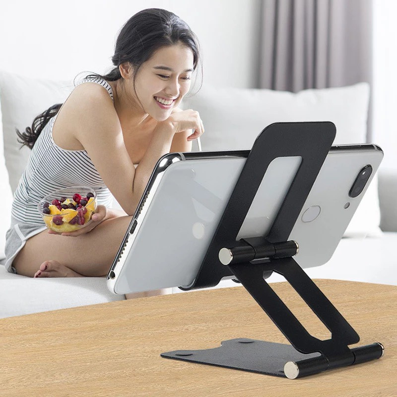 ที่วางโทรศัพท์โลหะที่ทนทานเป็นพิเศษ, ขาตั้ง Ipad พร้อมกรอบพับแข็งแรงสําหรับเก็บโทรศัพท์, PK Thai Duo