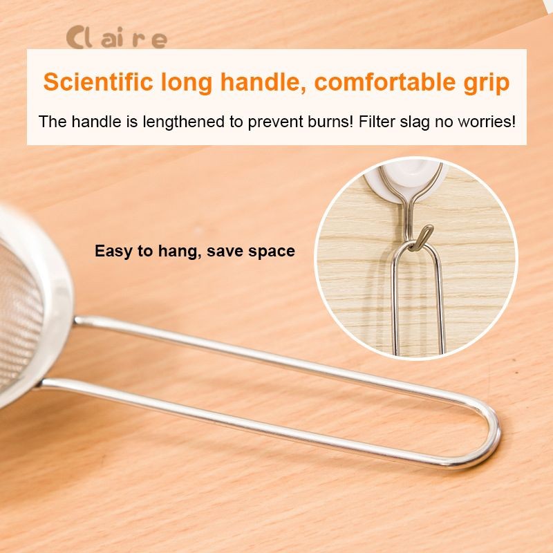 COD กระชอนสแตนเลส ที่ร่อนแป้ง กระชอนร่อนแป้ง  ตะแกรงร่อนแป้ง กระชอน Claire - รูปที่ 3