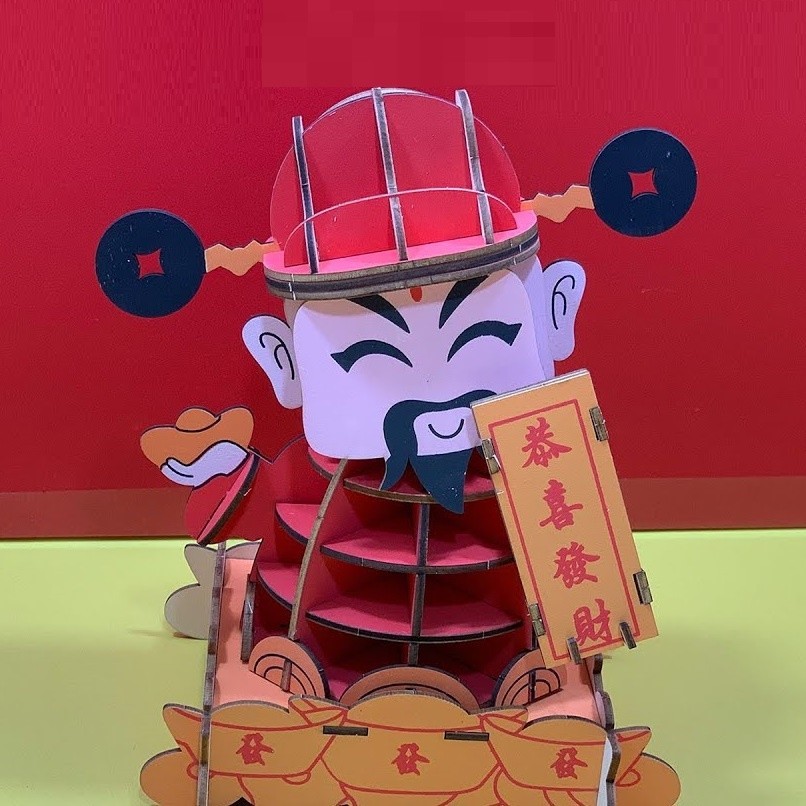 God of Wealth Model 3D Puzzle Toy HG-I002