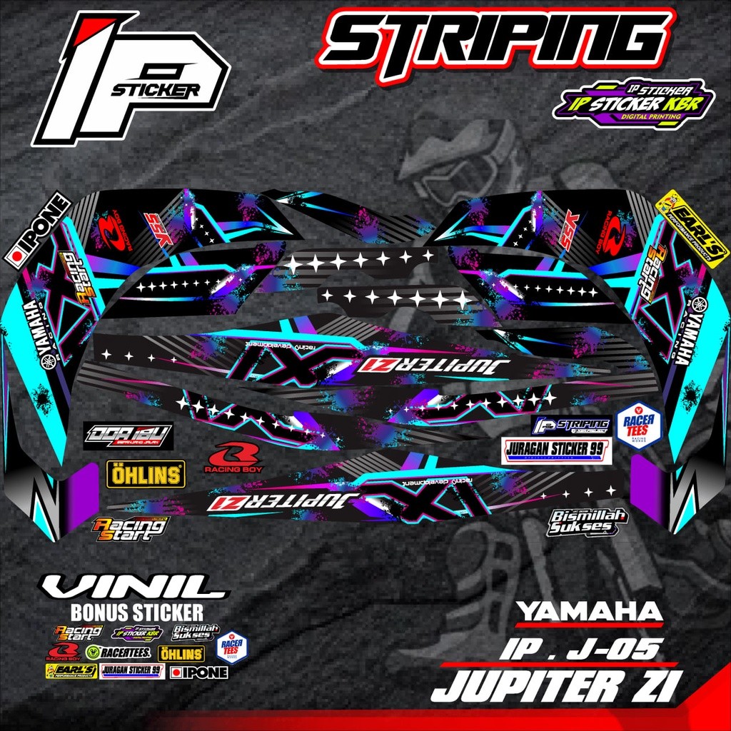 Yamaha Jupiter Z1 Striping Code M790 สติ๊กเกอร์มอเตอร์ไซค์ Striping List Yamaha Jupiter Z1 Semi Vari