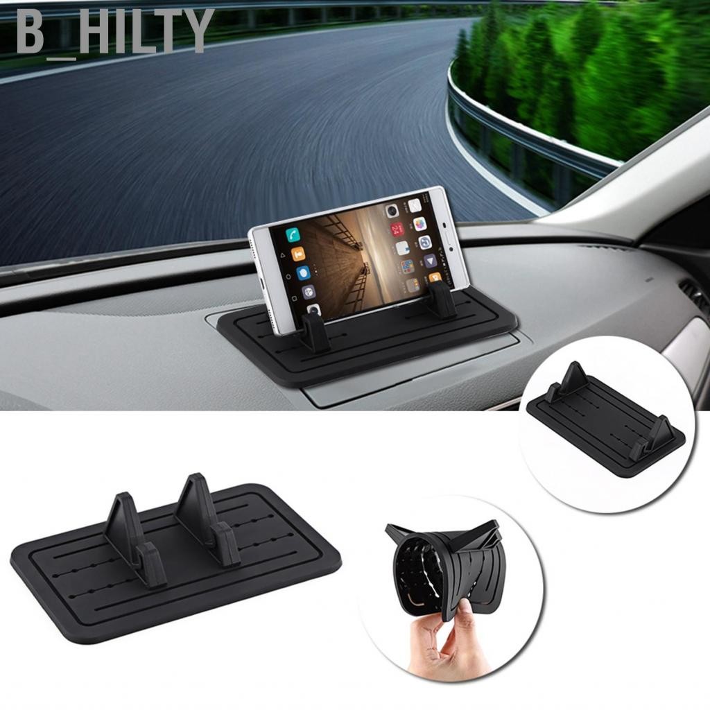 B_HILTY Astibym สากลซิลิโคนเจลแดชบอร์ดรถโทรศัพท์มือถือ Mount Holder Cradle Stand Automotive Electronics