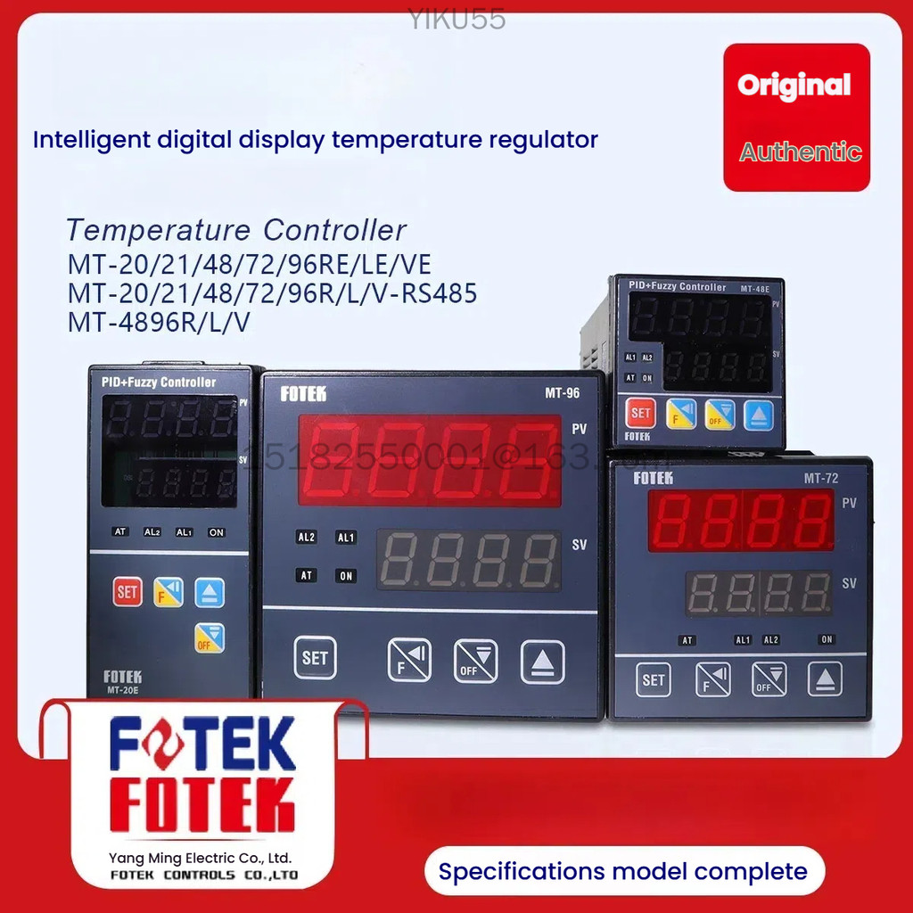 Fotek เทอร์โมอัจฉริยะเทอร์โมปรับอัตโนมัติ MT-48RVMT72RVMT96RVNT-48RVNT-72R