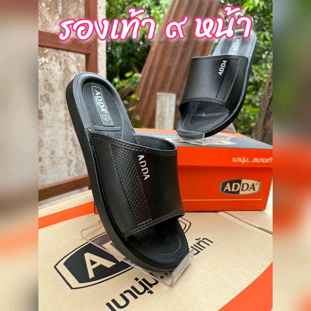 รองเท้า ADDA 12Y01M1 ไซส์ 39-44 พื้นยาง เบาสบาย รูปที่ 6
