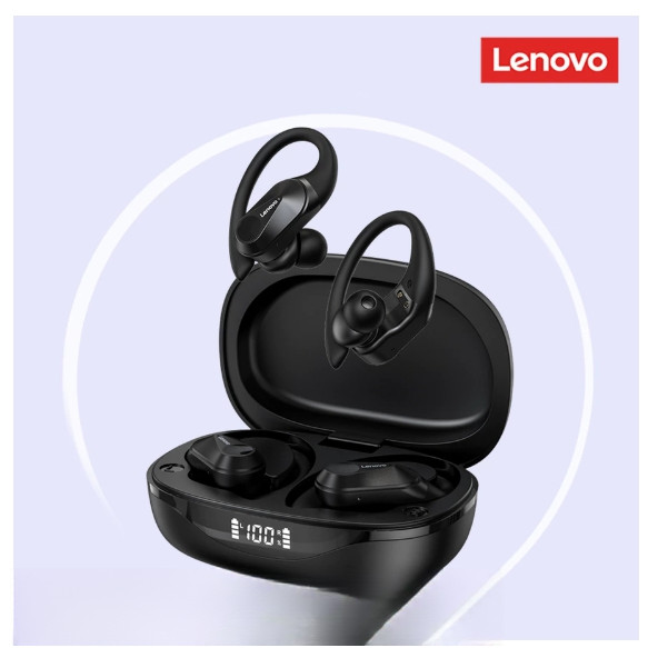 ชุดหูฟังบลูทูธ Lenovo LP75 คุณภาพเสียง HD พร้อมไมโครโฟนตัดเสียงรบกวนเกมกีฬา Latency ต่ํา