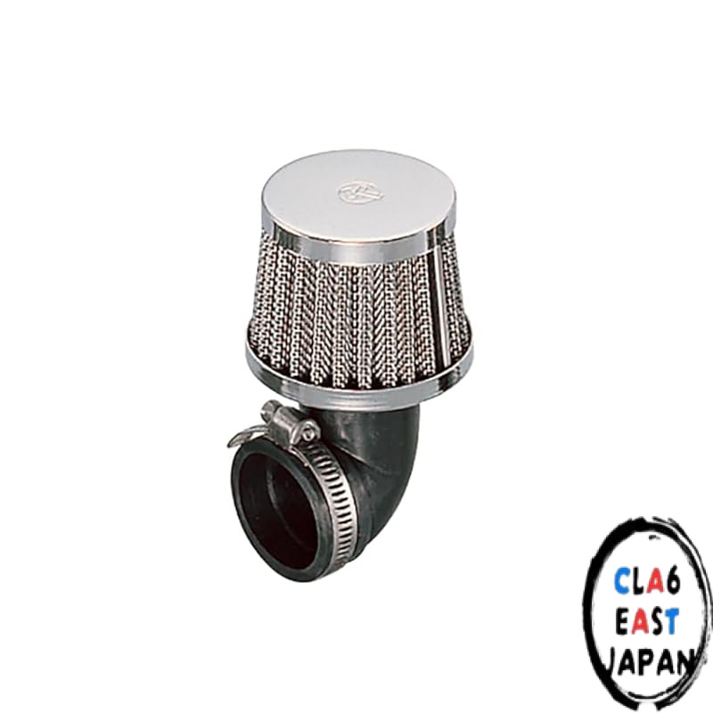 KITACO Power Filter (90° Elbow / φ34) Chrome Plated for Jog Z / Super Jog Z, Model 515-1000340