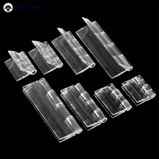 HUAIHAO 10 ชิ้นพลาสติกใสพับบานพับทนทานอะคริลิคใสบานพับเครื่อ…