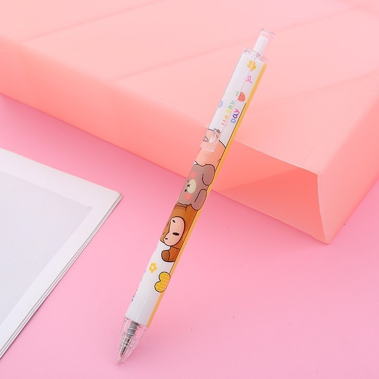 Rabbit Motif Gel Pen Student and Office Pen Cute Bunny Press Gel Pen Online Shopping 662