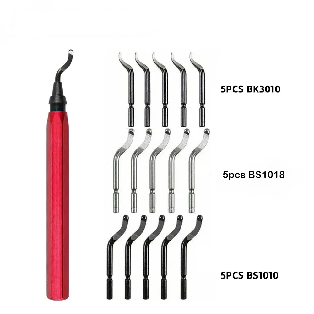 เครื่องตัดเสี้ยนตัดมีด Scraper Deburring เครื่องมือ DIY เครื่องตัดขอบ Router Bit Rotary Deburr Tube Reamer มืออะไหล่มีด