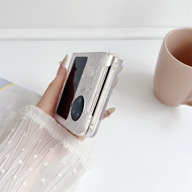 แฟชั่น Bling Glitter Bear Mirror Clear Case สําหรับ OPPO รูปที่ 8