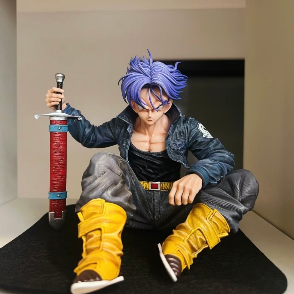 [ในสต็อก] Dragon Ball Trunks GK Figure [Exclusion Limited] Dragon Ball Trunks GK Figure Model ตกแต่ง