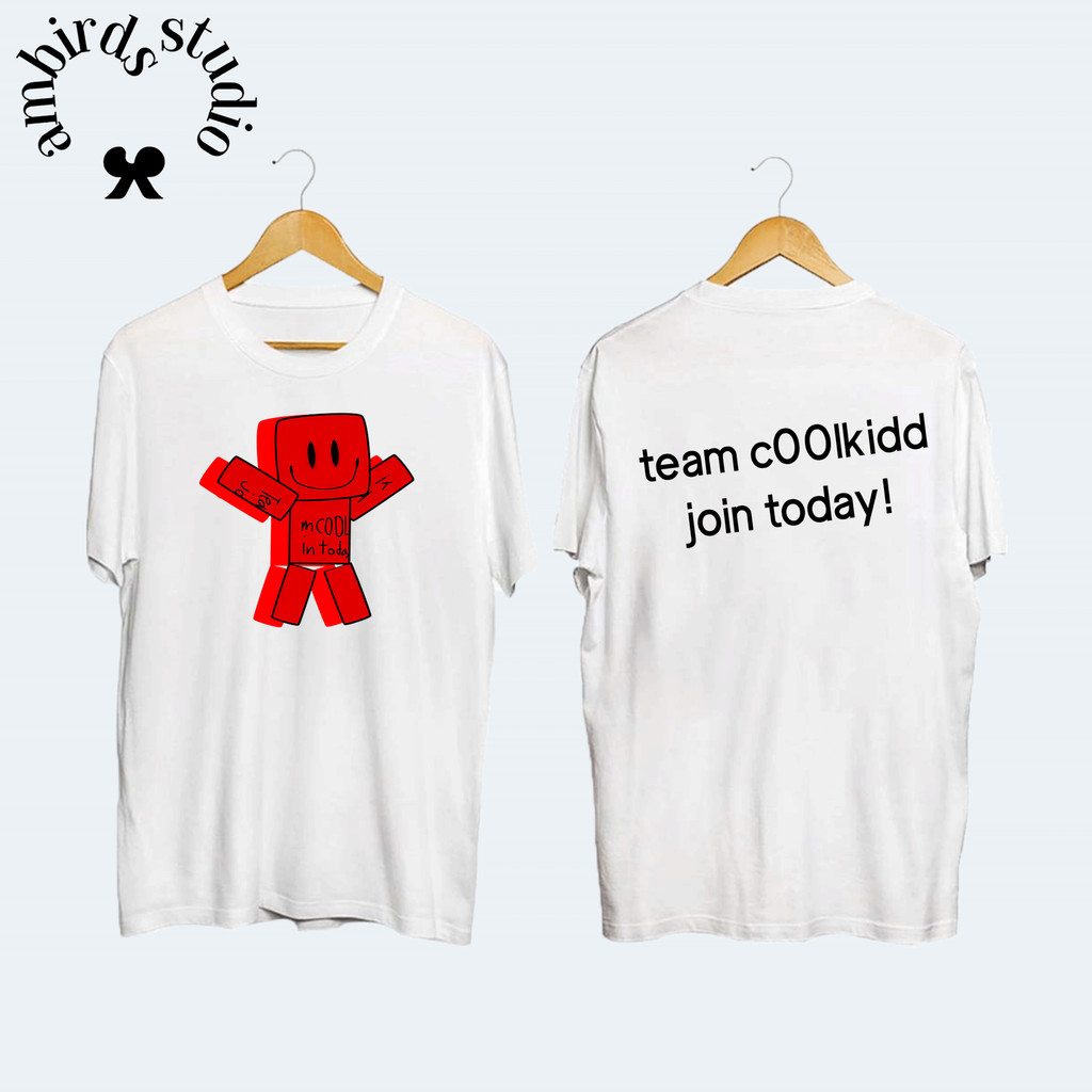 Ambirds & ใหม่ ! เสื้อทีม c00lkidd เข้าร่วมวันนี้ เสื้อ Roblox S-5XL/100-150#08