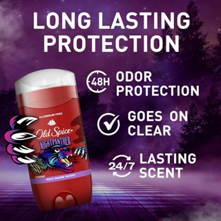 Old Spice NightPanther Deodorant Aluminum Free 85g. หอมช็อคโ…