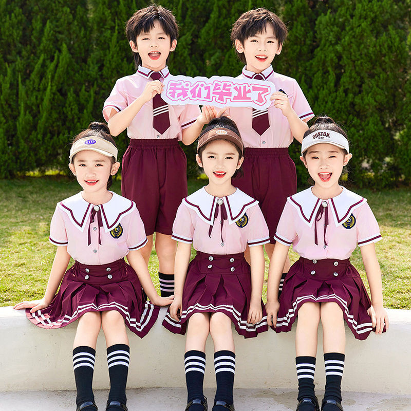 มิถุนายนเครื่องแต่งกายการแสดงที่ 1 ชุดโรงเรียนอนุบาลโรงเรียน u六一出服儿幼园มหาวิทยาลัยฤดูร้อนเสื้อผ้าเด็กน