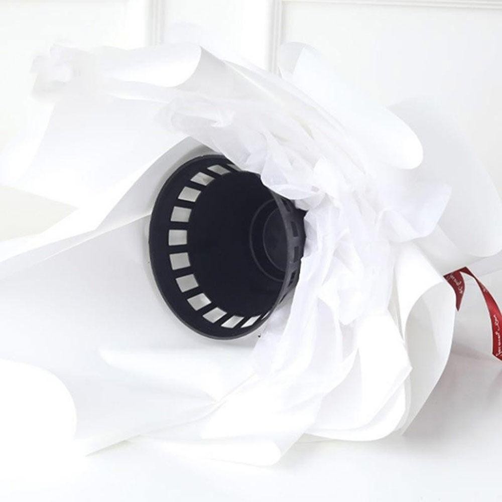 ฮาร์ตอง บรรจุภัณฑ์ดอกไม้ซับ, อุปกรณ์ดอกไม้พลาสติกฐานช่อดอกไม้, ทําเอง ห่ออย่างรวดเร็วฐานดอกไม้สําหรับร้านดอกไม้พรรคร้าน - รูปที่ 2